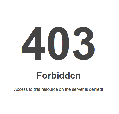 PHP error 403 forbidden modsecurity secfilter